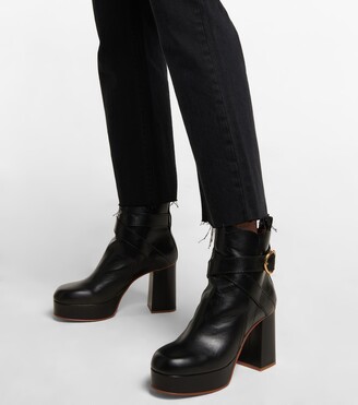 See by Chloe Lyna leather ankle boots