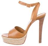 Thumbnail for your product : Tory Burch Leather Espadrille Sandals