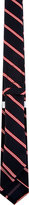 Thumbnail for your product : Thom Browne Navy Striped Tie