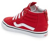 Thumbnail for your product : Vans Boy's 'Sk8-Hi' Zip Sneaker