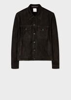 Thumbnail for your product : Paul Smith Black Suede Trucker Jacket