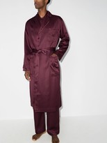 Thumbnail for your product : CDLP Home piped-trim robe