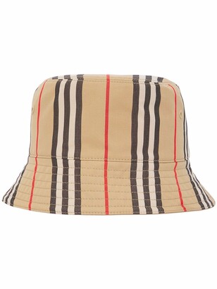 Burberry Icon Stripe bucket hat