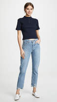 Thumbnail for your product : Amo Short Sleeve Rib Top