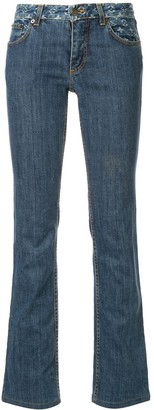 Louis Vuitton Pre-Owned low rise bootcut monogram jeans