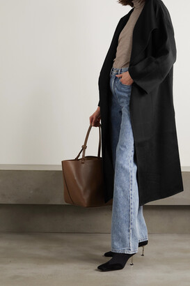 Totême Signature Wool And Cashmere-blend Coat - Black