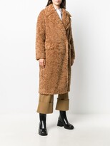 Thumbnail for your product : Tagliatore Double Breasted Teddy Coat