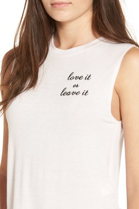 Daydreamer &Love It or Leave It& Graphic Tank