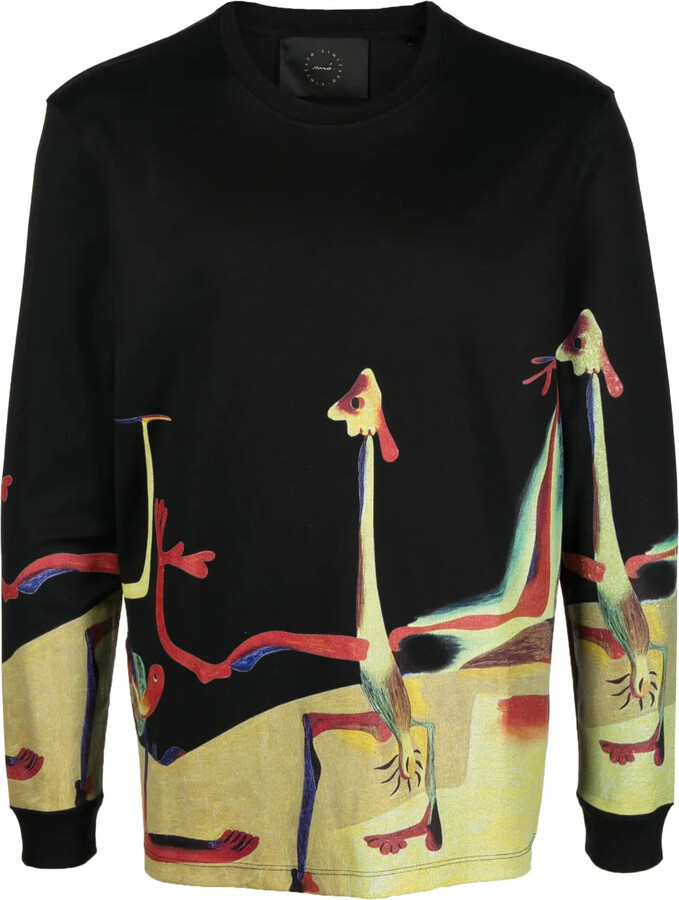 Limitato Joan Miró-print cotton sweatshirt