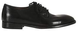 Silvano Sassetti Men's Black Leather Lace-up Shoes