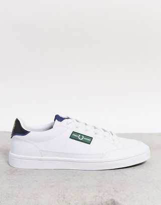 fred perry deuce leather white