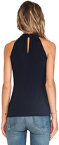 Thumbnail for your product : Krisa Crossover Mock Neck Halter