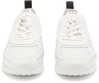 Tod's Perforated-leather Trainers - White