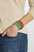 Thumbnail for your product : Chan Luu Beaded leather bracelet