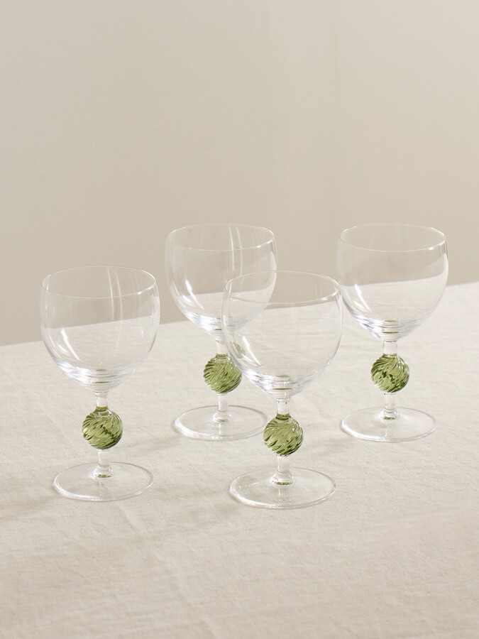 Cabana - Set Of Four Demetra Wine Glasses - Neutrals