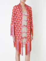 Thumbnail for your product : Missoni patterned tassel cape