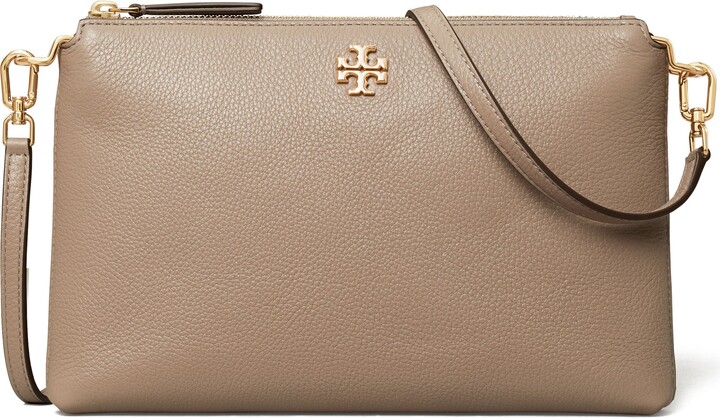 Tory Burch Mercer Pebbled Zip Crossbody Bag