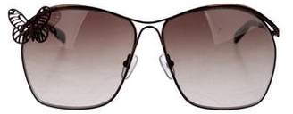 Stella McCartney Butterfly Aviator Sunglasses