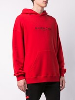 Thumbnail for your product : Givenchy Paris logo vintage hoodie