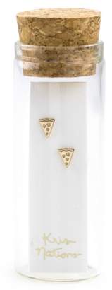 Kris Nations Pizza Stud Earrings