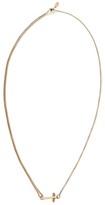 Thumbnail for your product : Alex and Ani Precious Metals Symbolic Cross Pull Chain Necklace, 10-24"