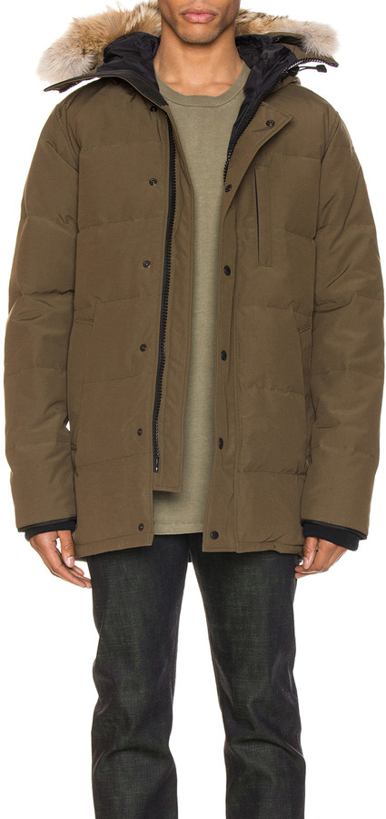 carson parka military green