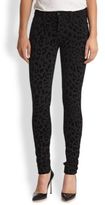 Thumbnail for your product : J Brand Leopard Jacquard Skinny Jeans