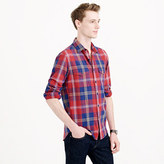 Thumbnail for your product : J.Crew Tall herringbone flannel shirt in classic plaid