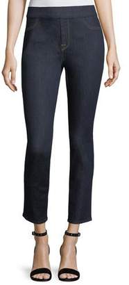 7 For All Mankind Jen7 by Riche Touch Rinsed Night Comfort Skinny Ankle Jeans