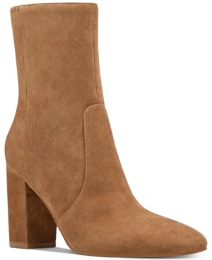 nine west blue suede booties