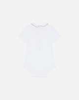 Thumbnail for your product : Dolce & Gabbana Jersey babygrow with embroidery
