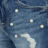 Thumbnail for your product : GUESS GuessGirls Blue Distressed Denim Jeans With Pearls