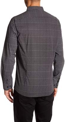 Kenneth Cole New York Micro Dot Long Sleeve Regular Fit Shirt