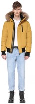 Thumbnail for your product : Mackage Florian Winter Down Bomber Jacket With Fur In Gold