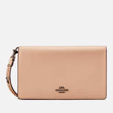 Thumbnail for your product : Coach 1941 Women's Foldover Chain Clutch Bag - Metallic Pink Gold