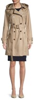Thumbnail for your product : MICHAEL Michael Kors Missy Double-Breasted Hooded Trench Coat