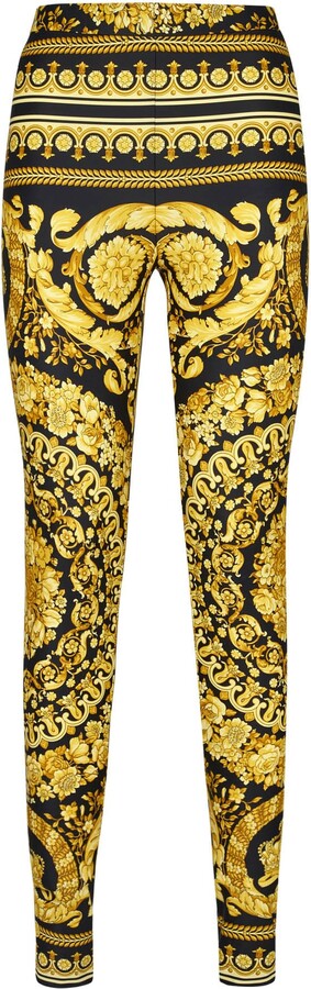 Gold Versace Leggings for Sale