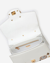 Thumbnail for your product : Dolce & Gabbana Amore Bag In Calfskin With Heart Embroidery