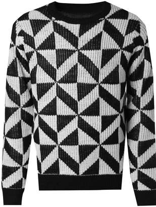 boohoo Contrast Knitted Jumper