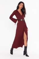 Thumbnail for your product : Nasty Gal Womens Time to Wrap Things Up Maxi Dress - red - 12