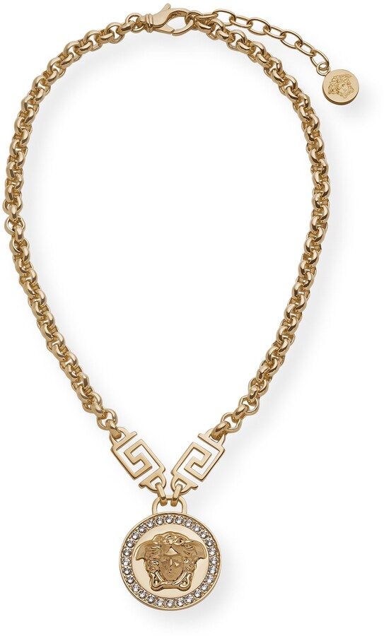 Versace Medusa Medallion Necklace - ShopStyle