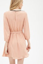 Thumbnail for your product : Forever 21 Crochet-Embroidered Chiffon Dress