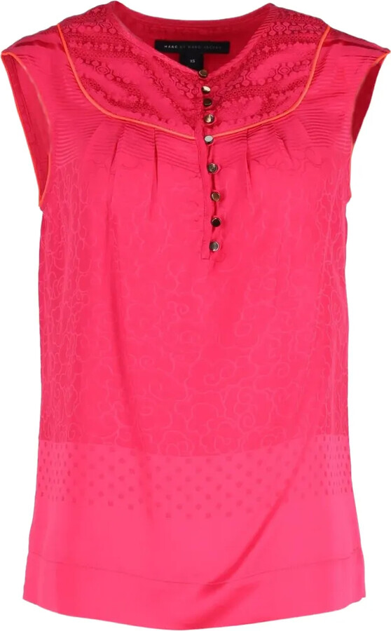 Marc Jacobs Vintage Sleeveless Buttoned Top