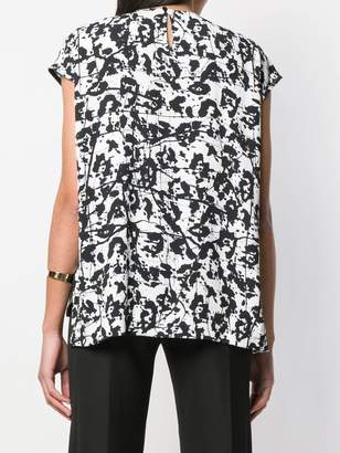 Class Roberto Cavalli embellished floral print blouse