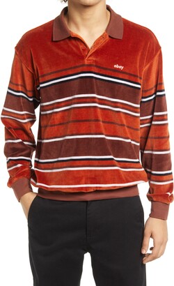 santa cruz ogsc striped long sleeve polo