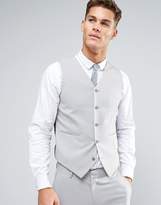 Thumbnail for your product : ASOS Skinny Vest In Ice Gray