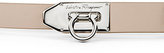 Thumbnail for your product : Ferragamo Leather Stirrup-Buckle Belt