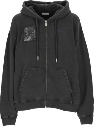 Off-White Easybreezy logo-patch hoodie - ShopStyle