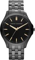Thumbnail for your product : Armani Exchange Chronograph Black Dial and Black IP Plated Bracelet Mens Watch
