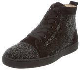 Thumbnail for your product : Christian Louboutin Louis Strass Flat Sneakers